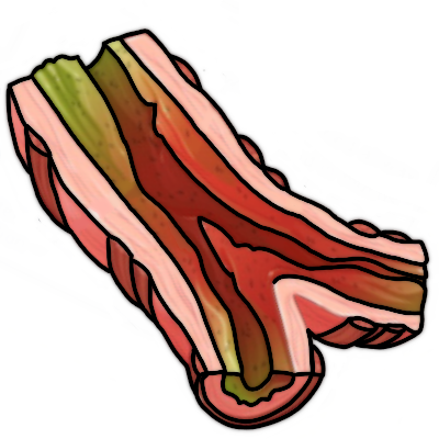 a cross-section of an airway with cystic fibrosis.